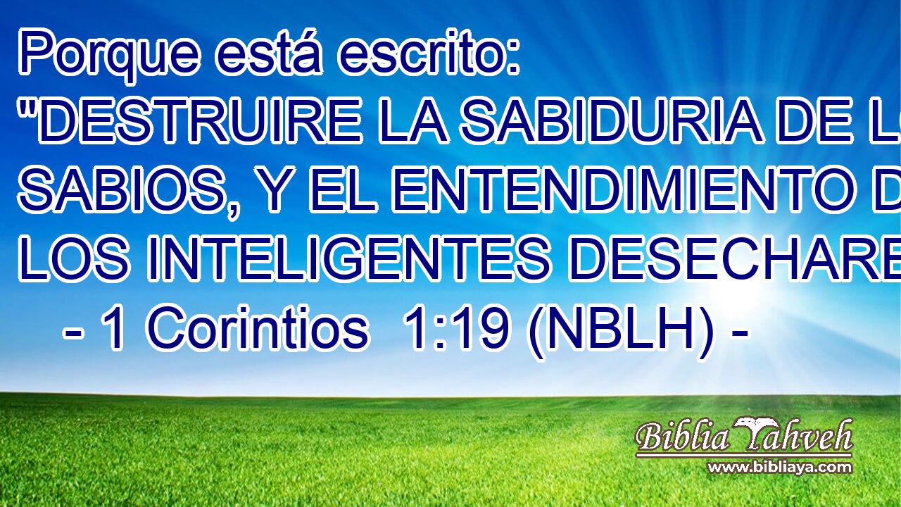  Porque está escrito: 