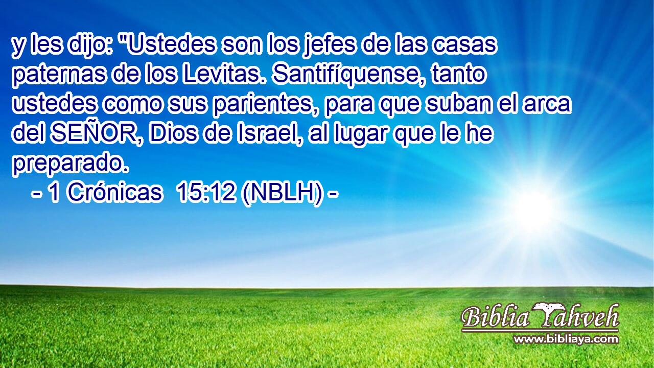  y les dijo: 
