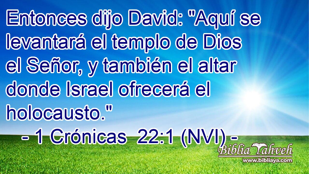  Entonces dijo David: 