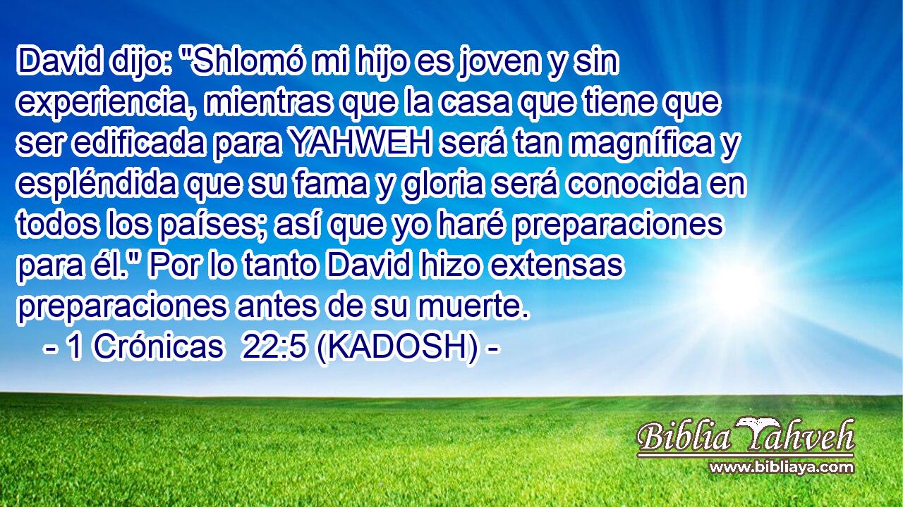  David dijo: 