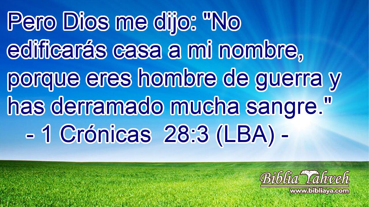 Pero Dios me dijo: 