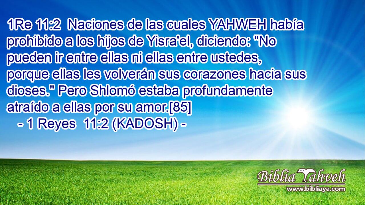  Naciones de las cuales YAHWEH había prohibido a los hijos de Yisra'el, diciendo: 