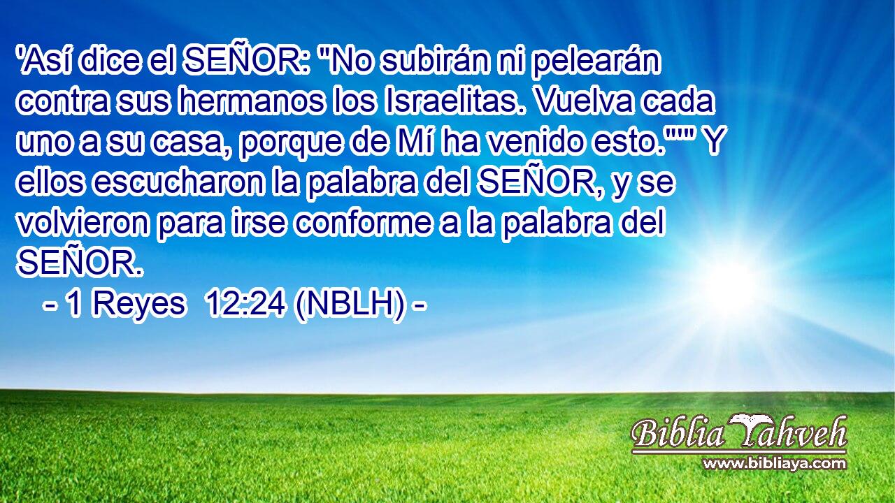  'Así dice el SEÑOR: 