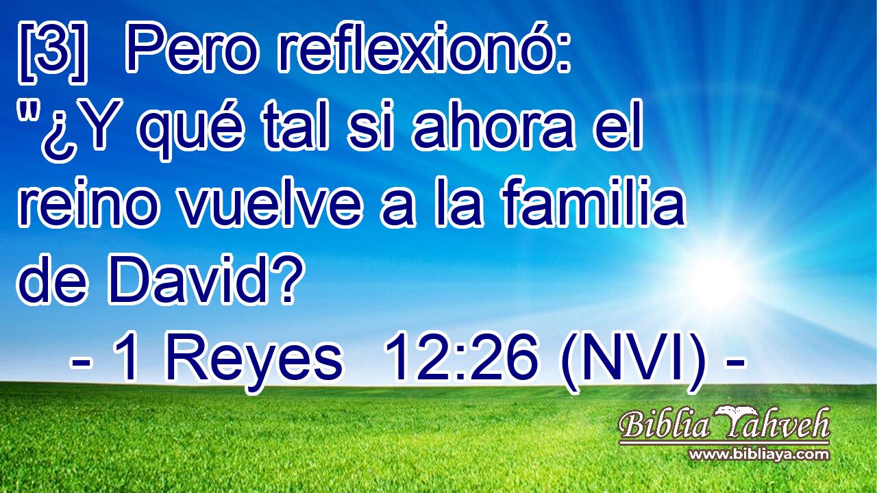  [3]  Pero reflexionó: 