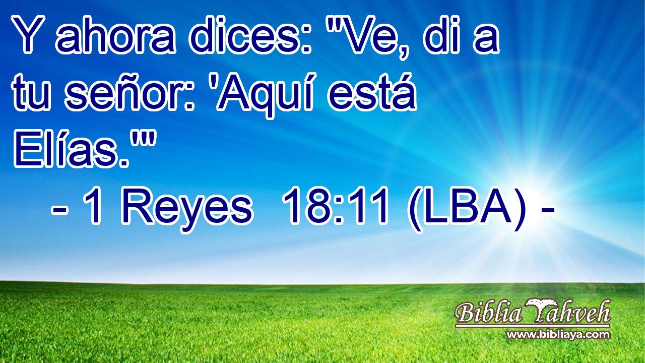 Y ahora dices: 