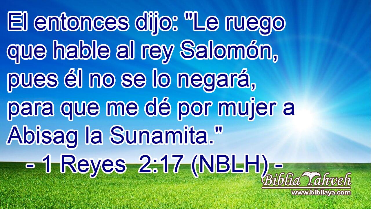  El entonces dijo: 