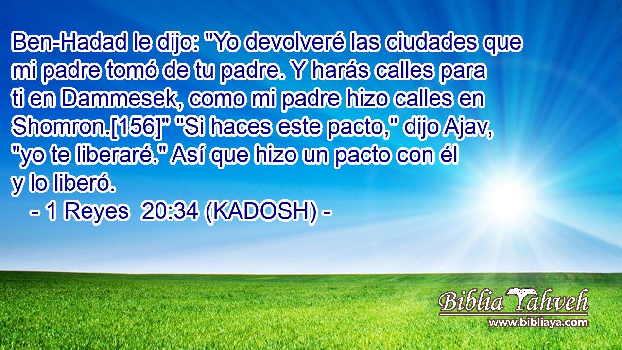  Ben-Hadad le dijo: 