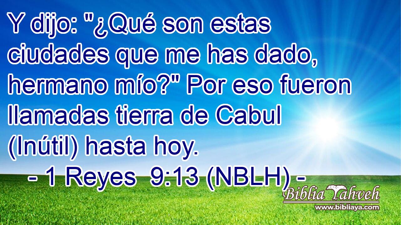  Y dijo: 