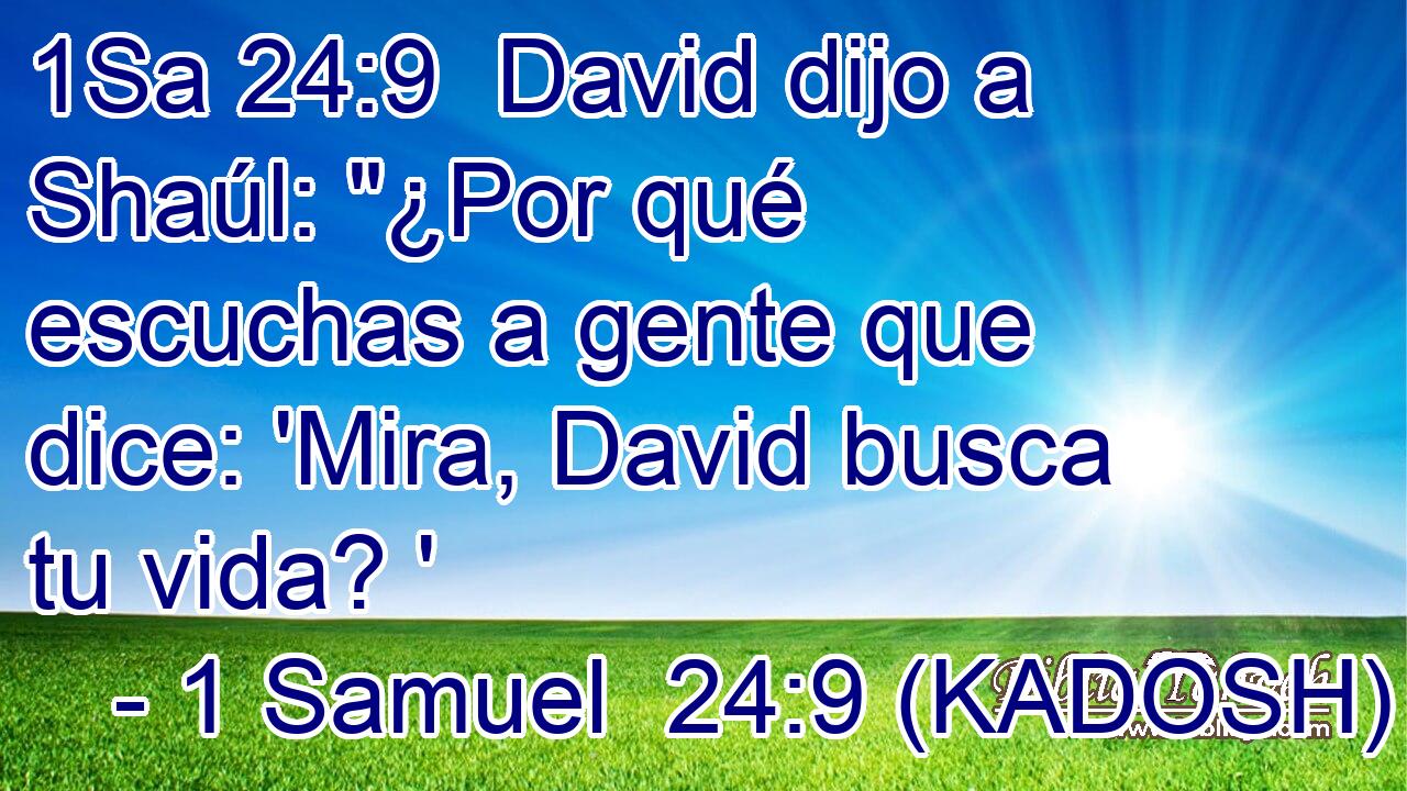  David dijo a Shaúl: 