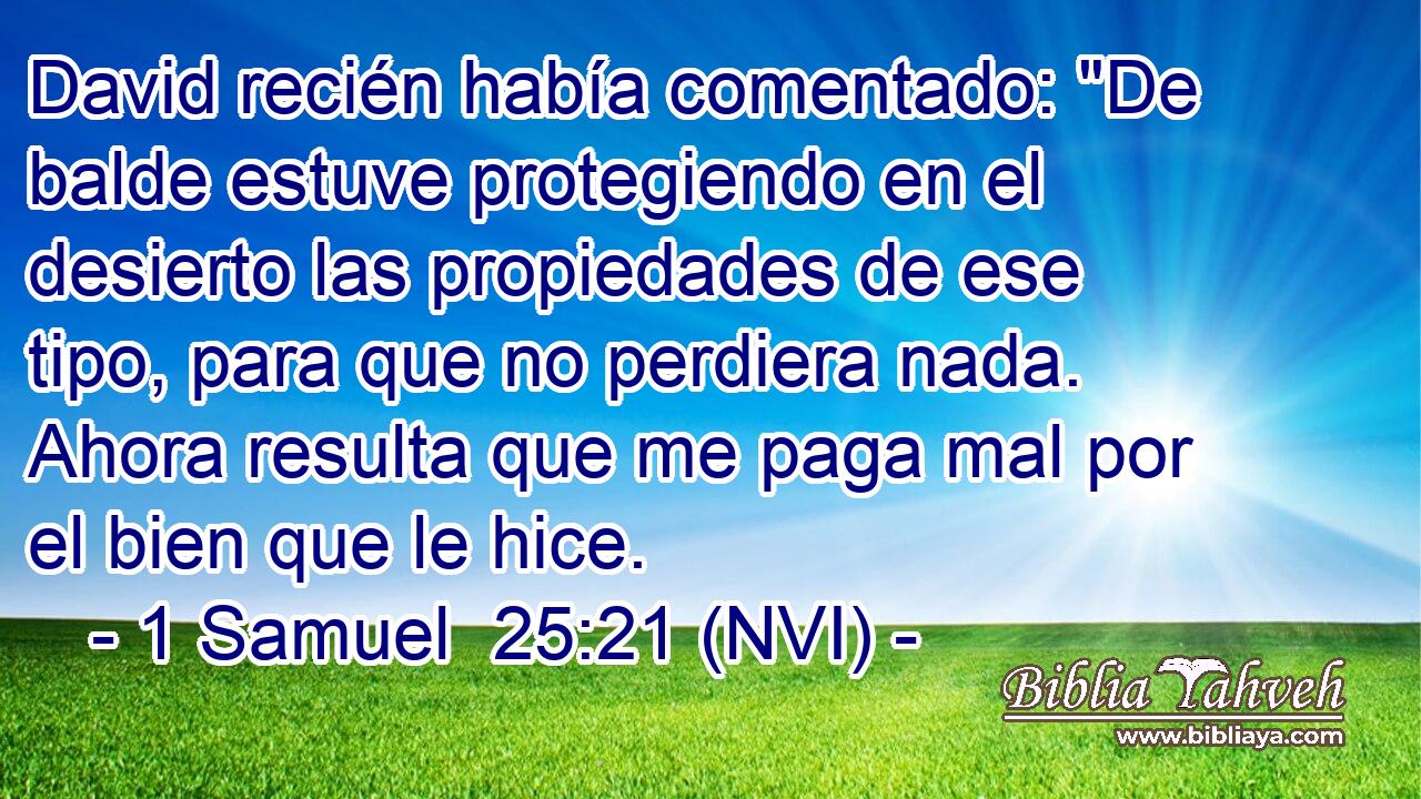  David recién había comentado: 