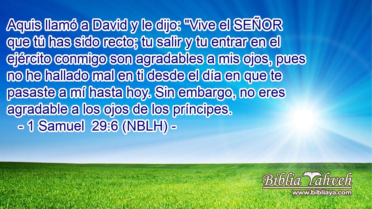 Aquis llamó a David y le dijo: 