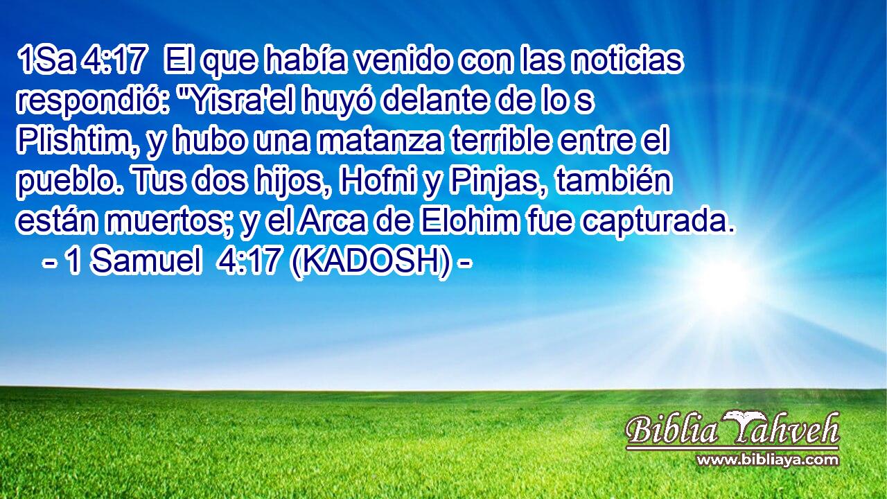  El que había venido con las noticias respondió: 