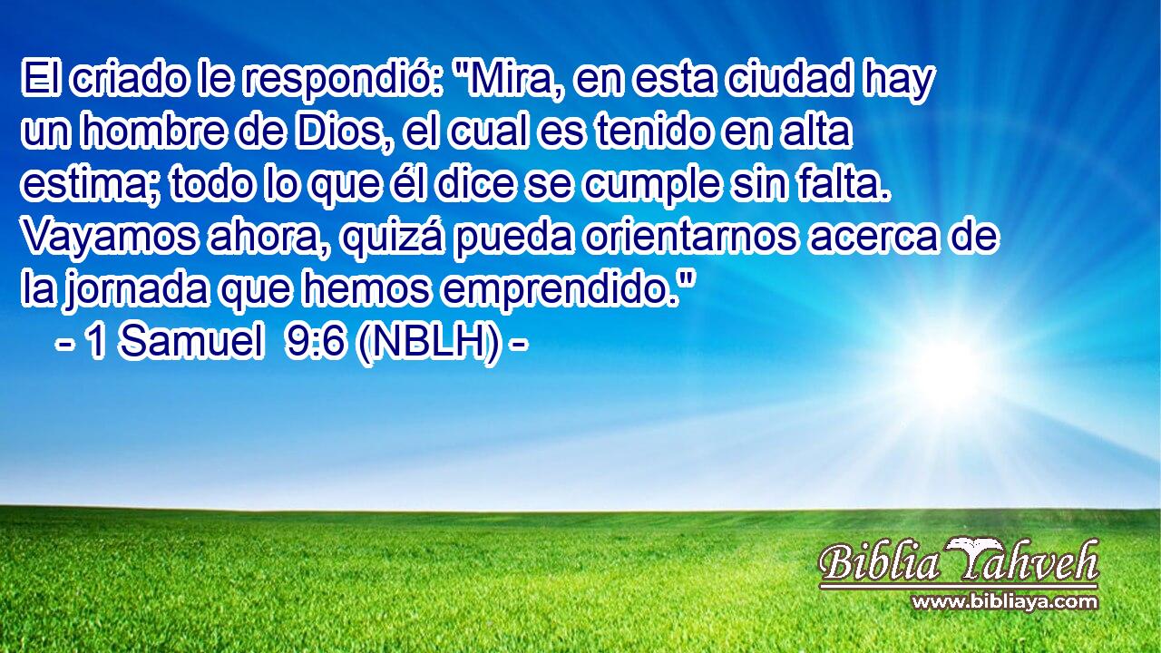  El criado le respondió: 