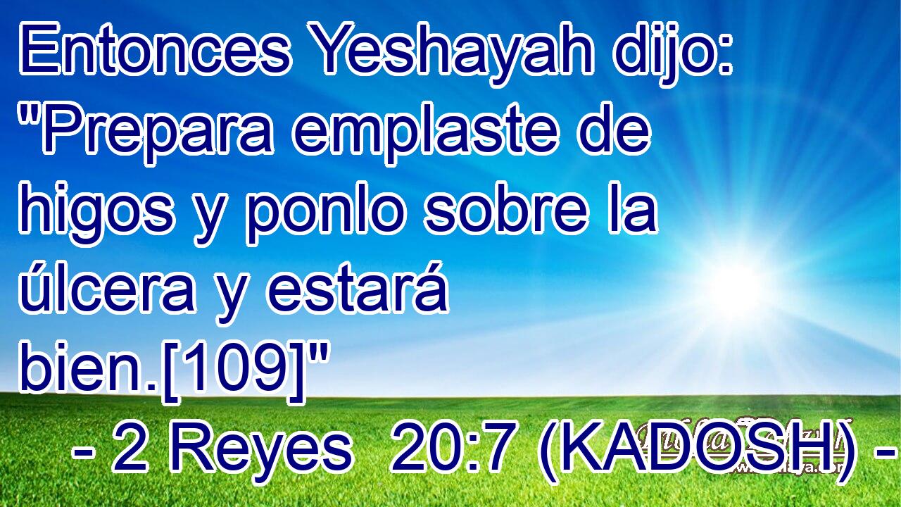  Entonces Yeshayah dijo: 