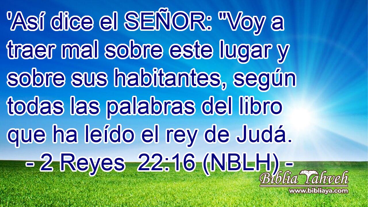  'Así dice el SEÑOR: 
