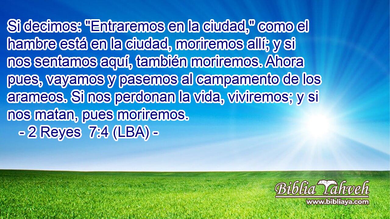 Si decimos: 