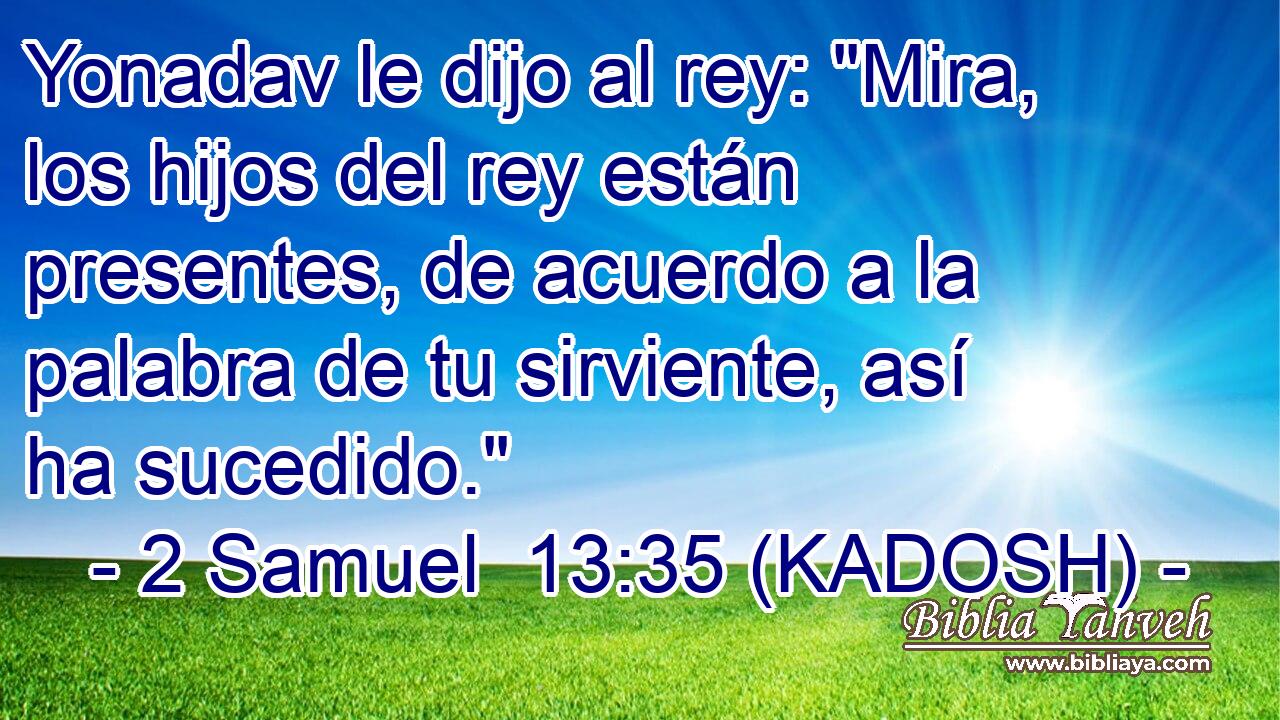  Yonadav le dijo al rey: 