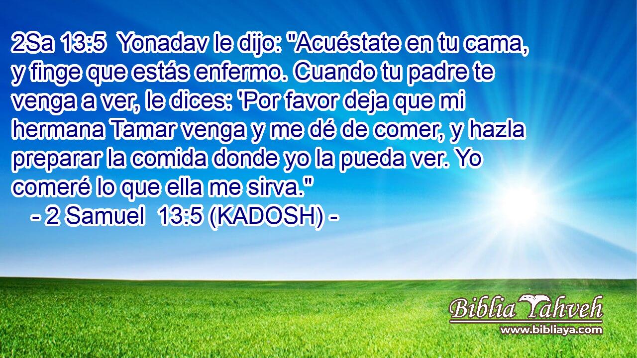  Yonadav le dijo: 