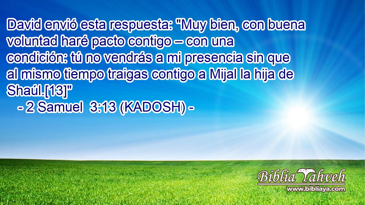  David envió esta respuesta: 