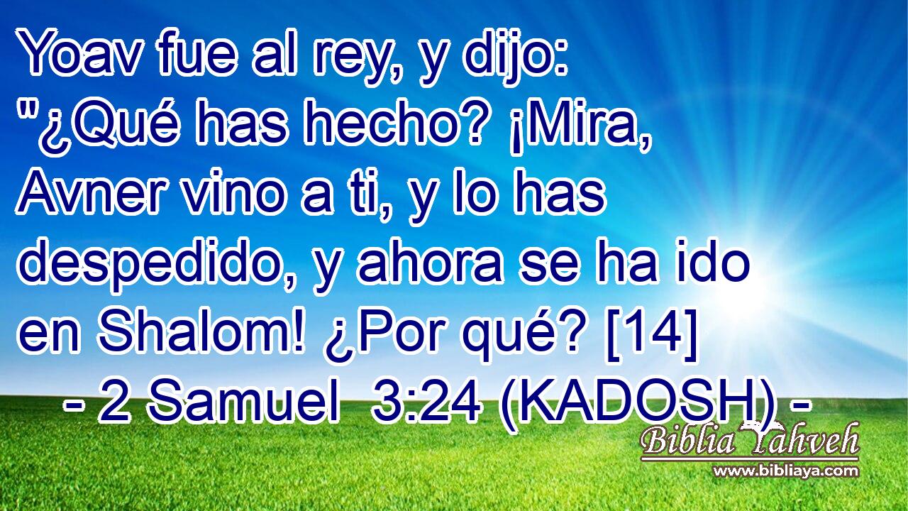  Yoav fue al rey, y dijo: 