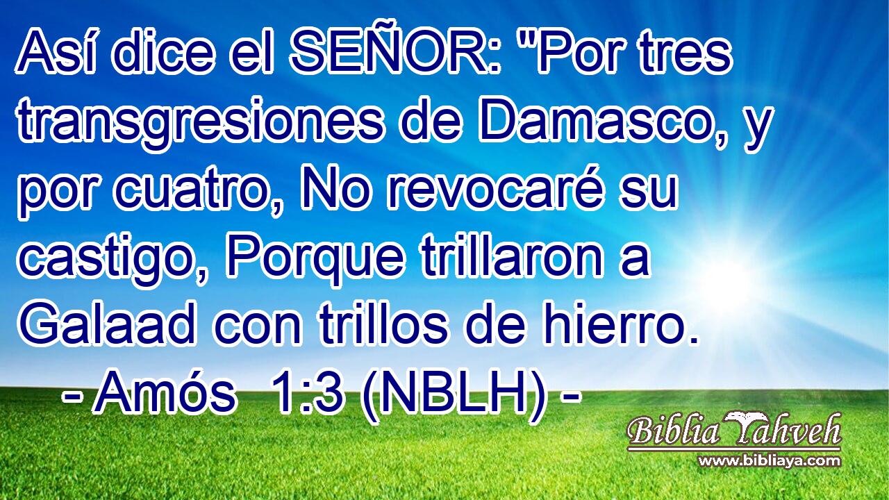  Así dice el SEÑOR: 