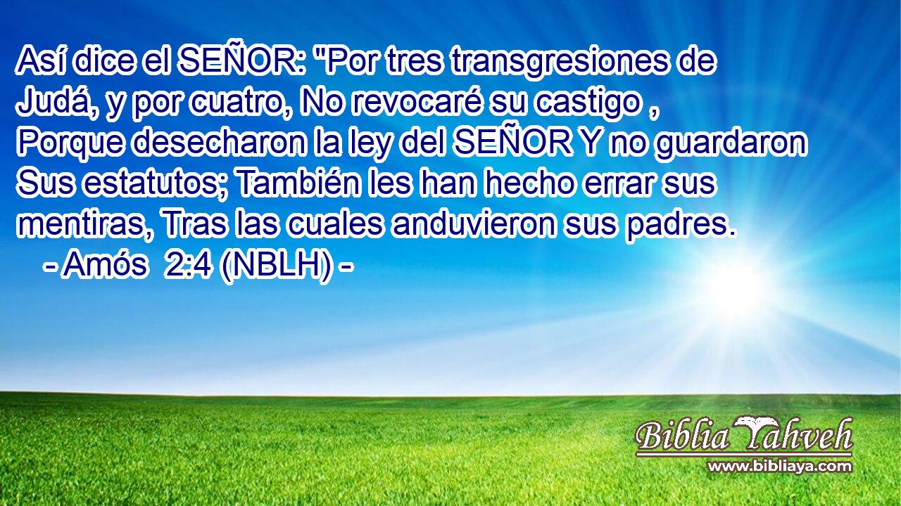  Así dice el SEÑOR: 