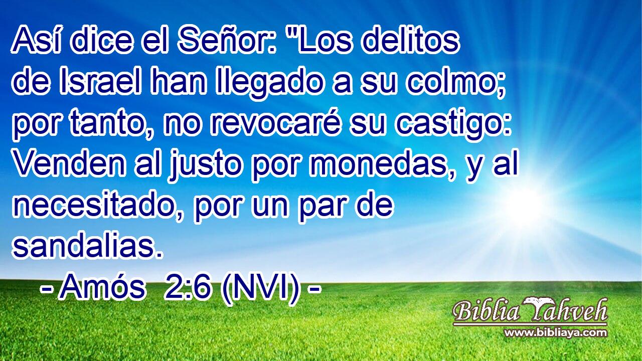  Así dice el Señor: 