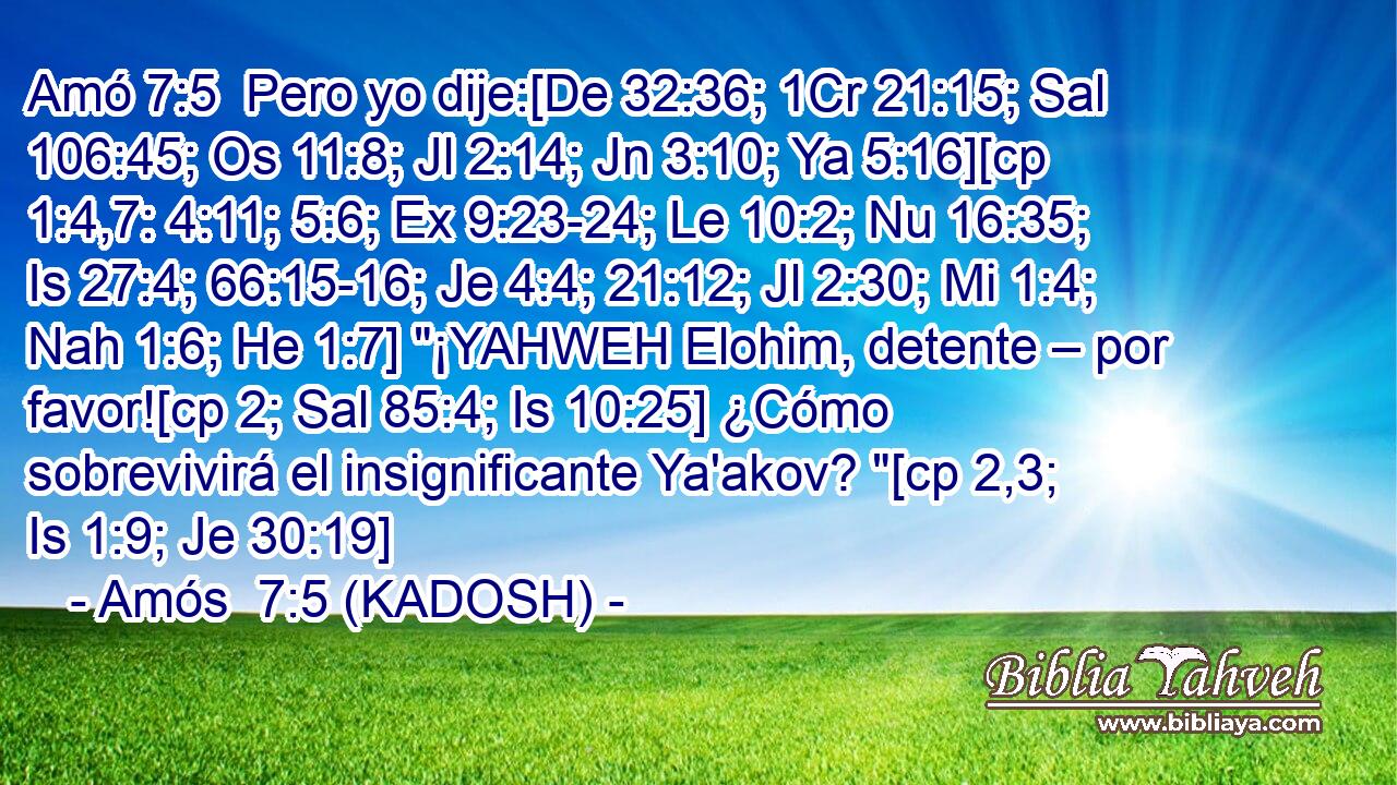  Pero yo dije:[De 32:36; 1Cr 21:15; Sal 106:45; Os 11:8; Jl 2:14; Jn 3:10; Ya 5:16][cp 1:4,7: 4:11; 5:6; Ex 9:23-24; Le 10:2; Nu 16:35; Is 27:4; 66:15-16; Je 4:4; 21:12; Jl 2:30; Mi 1:4; Nah 1:6; He 1:7] 