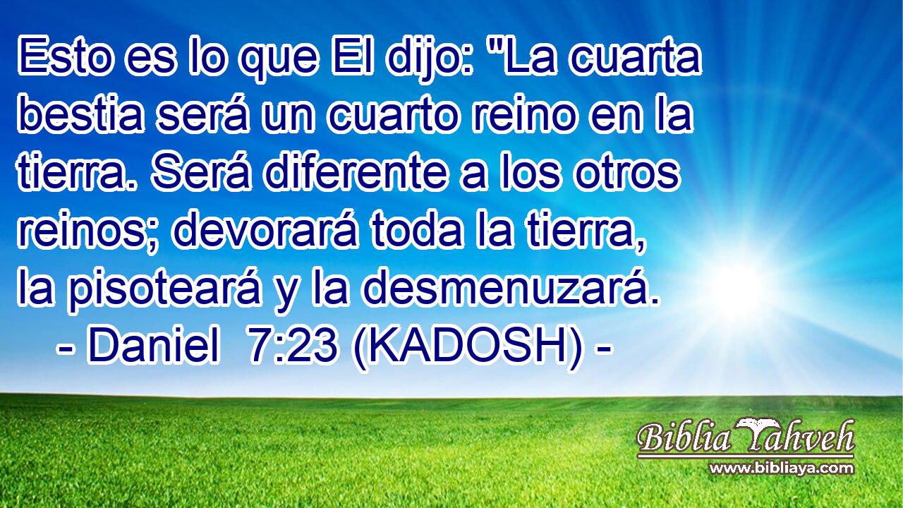  Esto es lo que El dijo: 