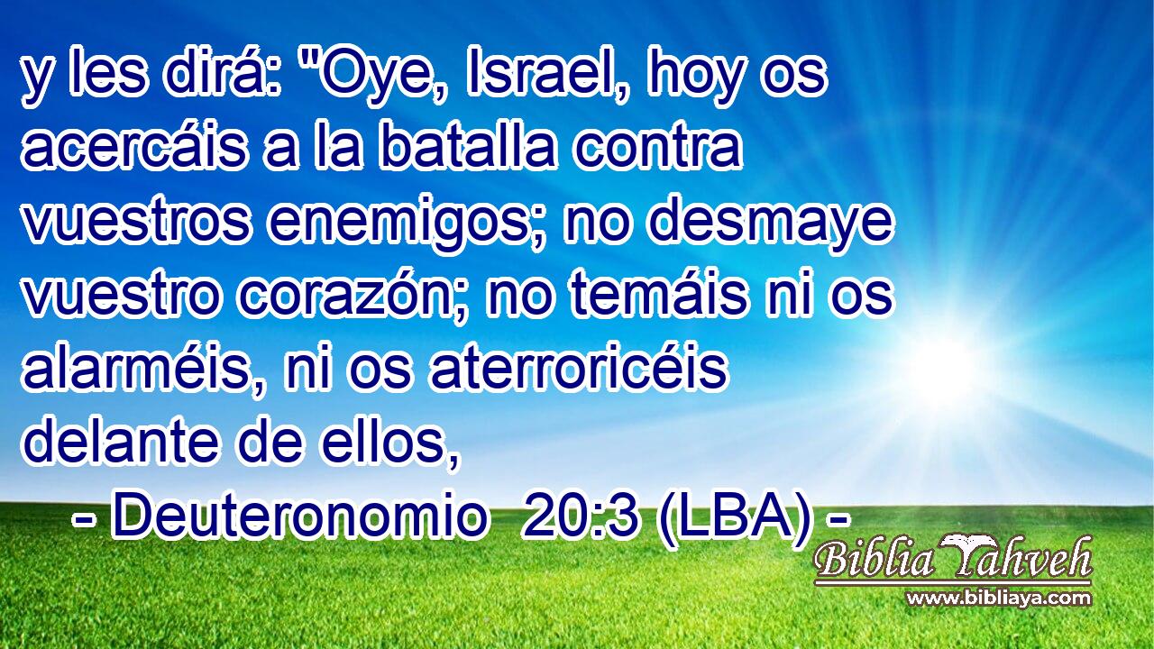 y les dirá: 