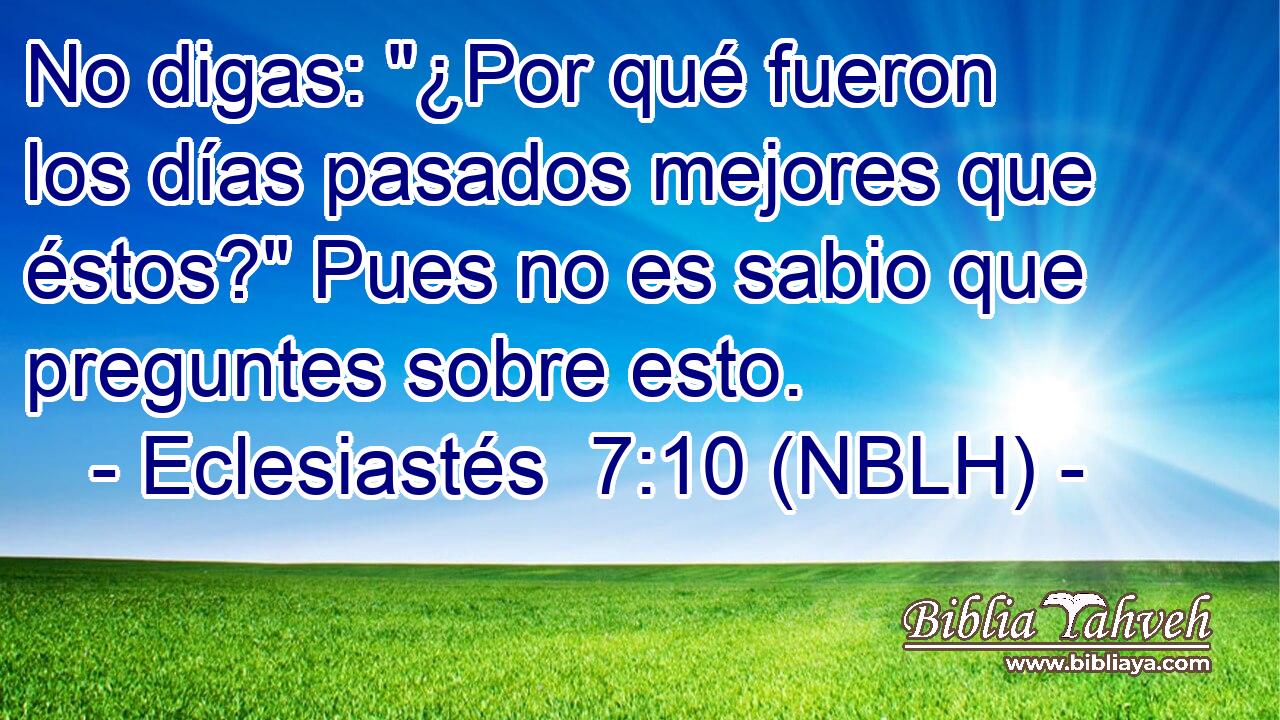  No digas: 