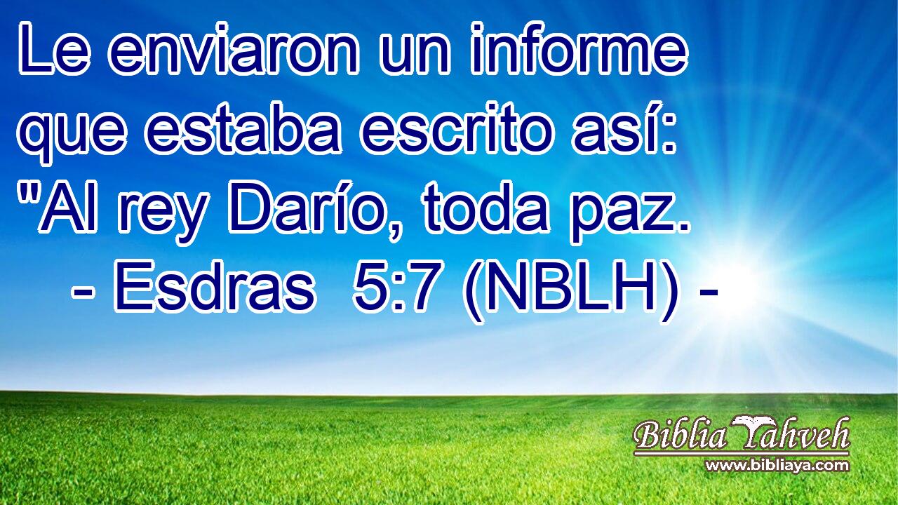  Le enviaron un informe que estaba escrito así: 