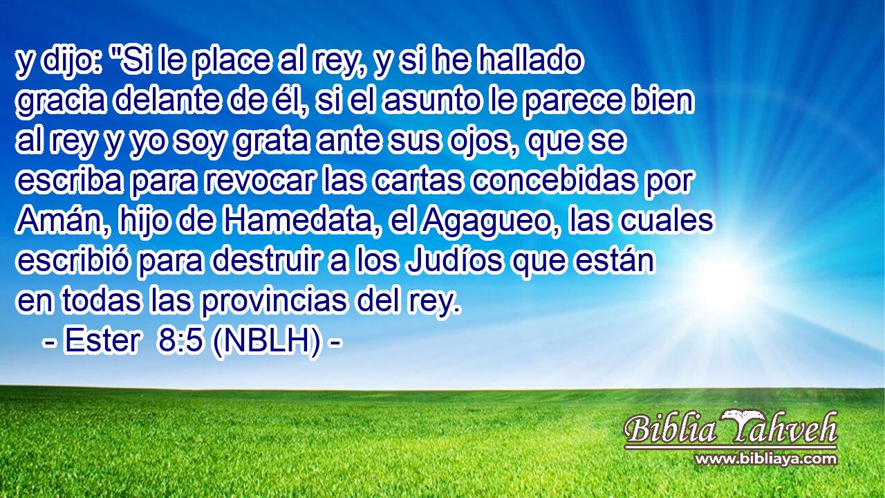  y dijo: 