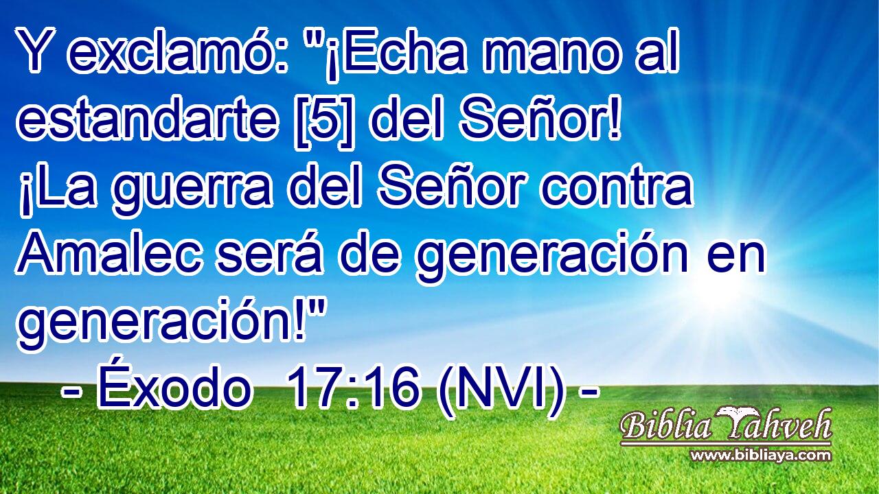  Y exclamó: 