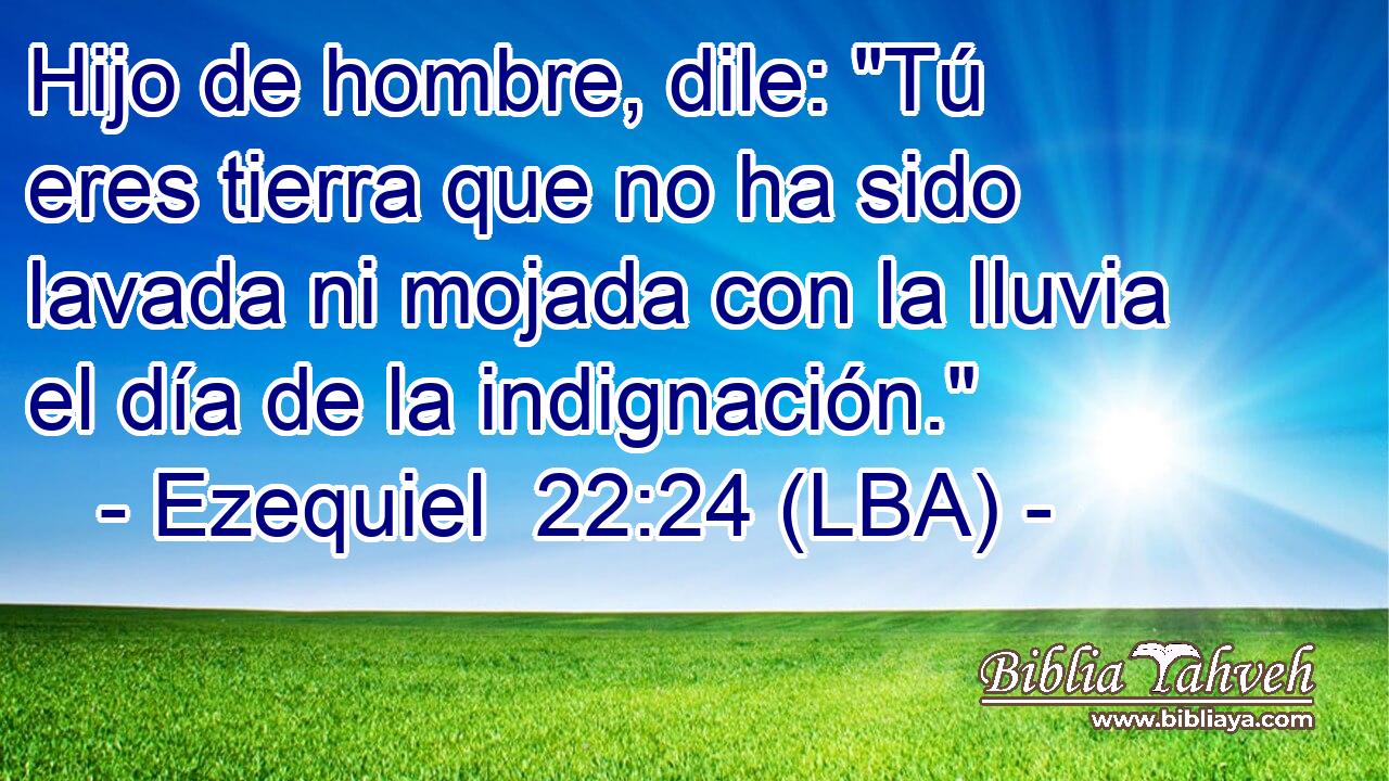 Hijo de hombre, dile: 