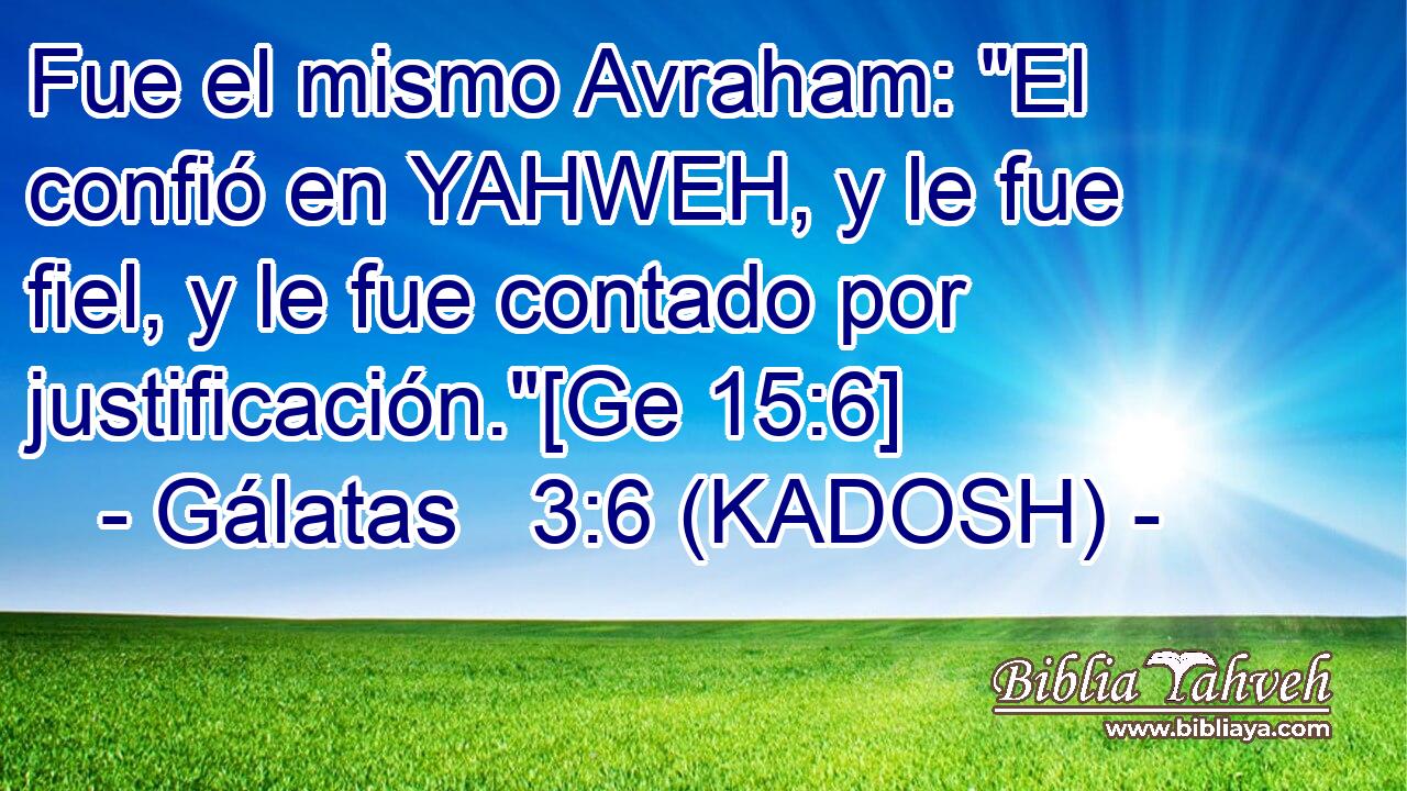  Fue el mismo Avraham: 