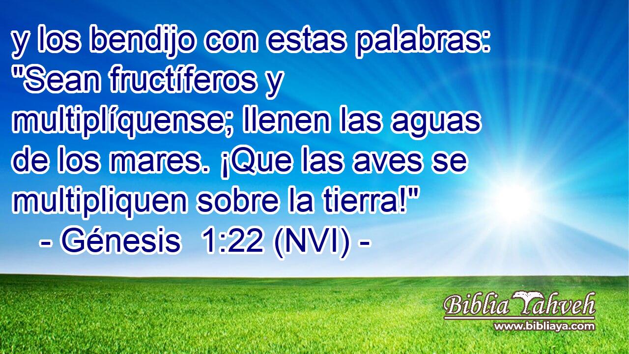  y los bendijo con estas palabras: 