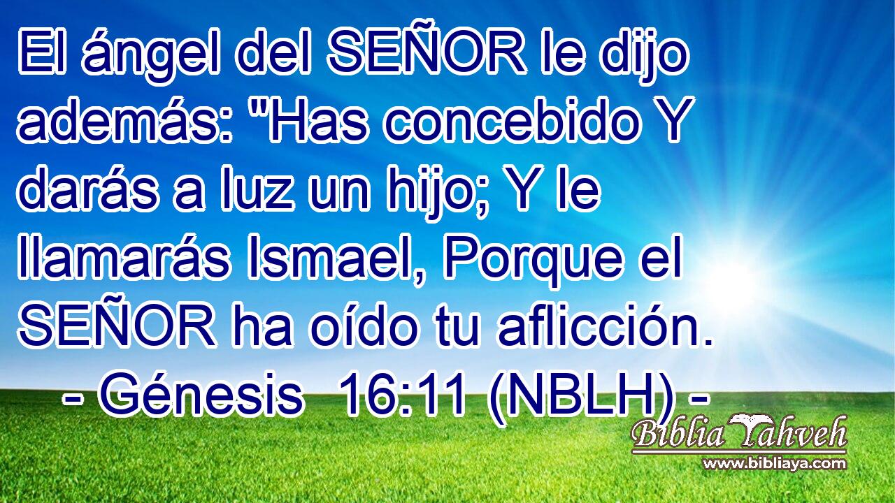  El ángel del SEÑOR le dijo además: 