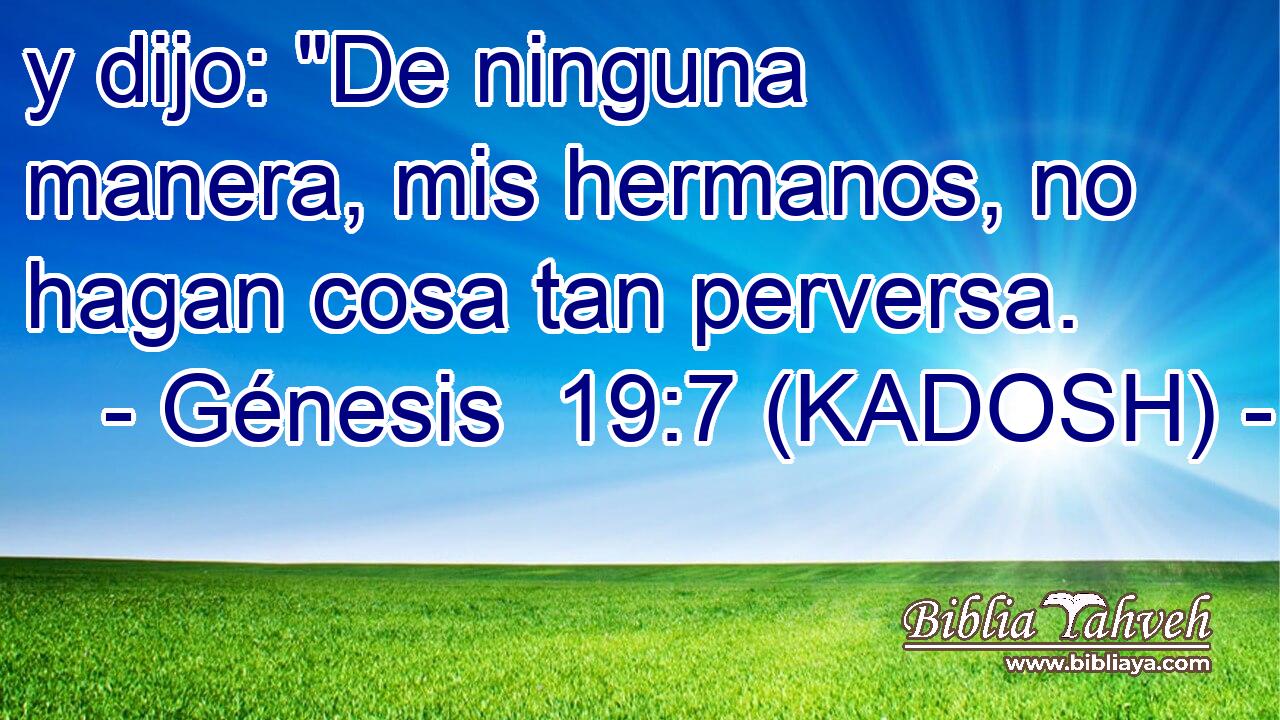  y dijo: 