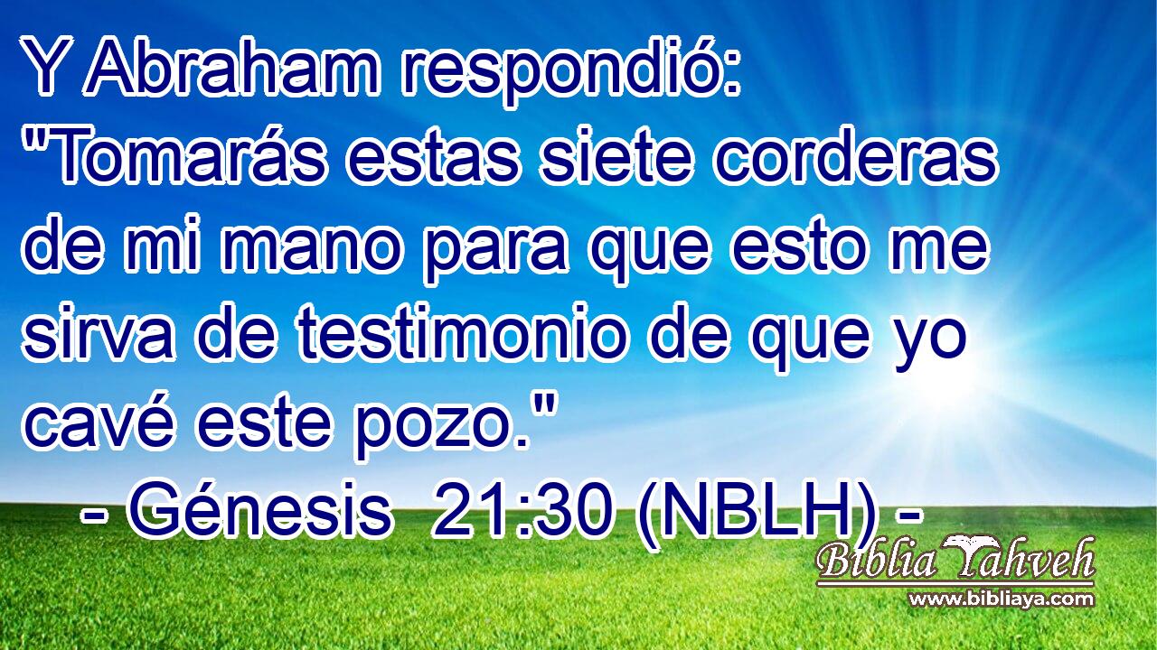  Y Abraham respondió: 