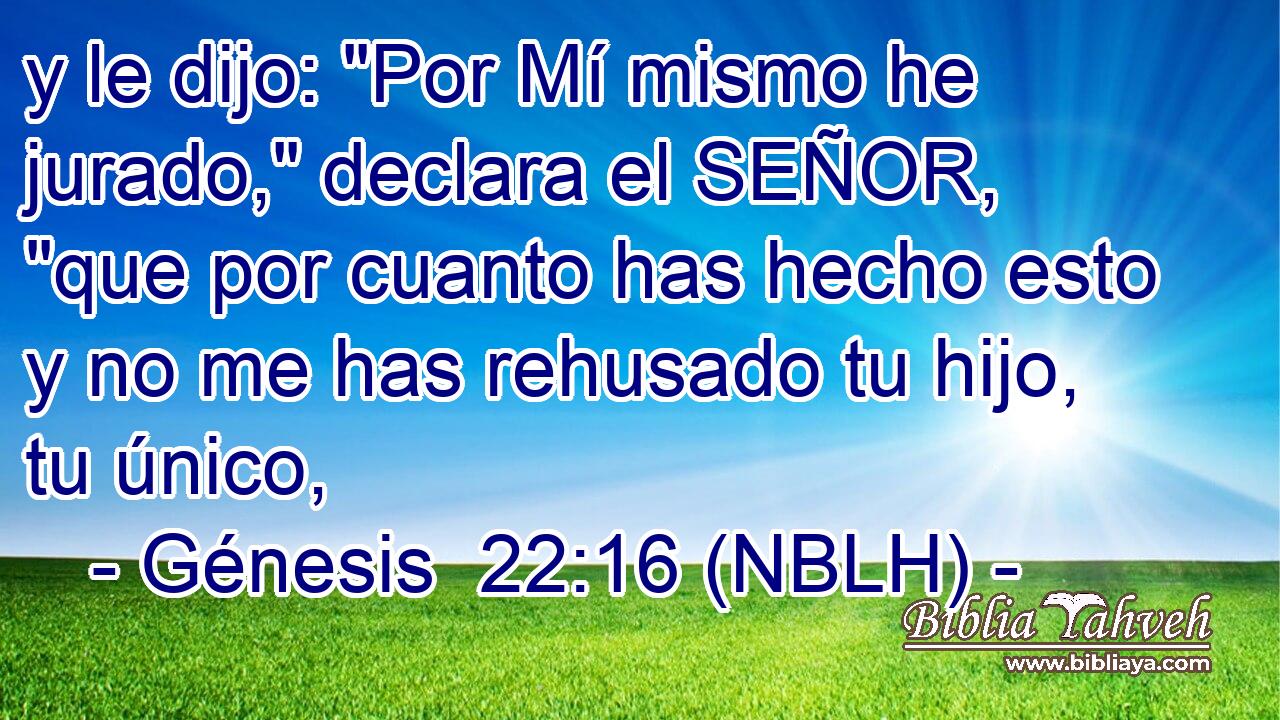  y le dijo: 