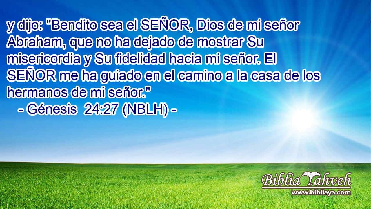  y dijo: 