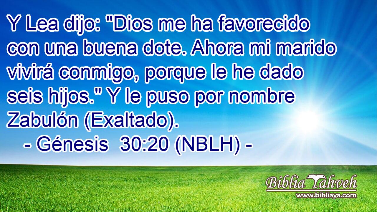  Y Lea dijo: 