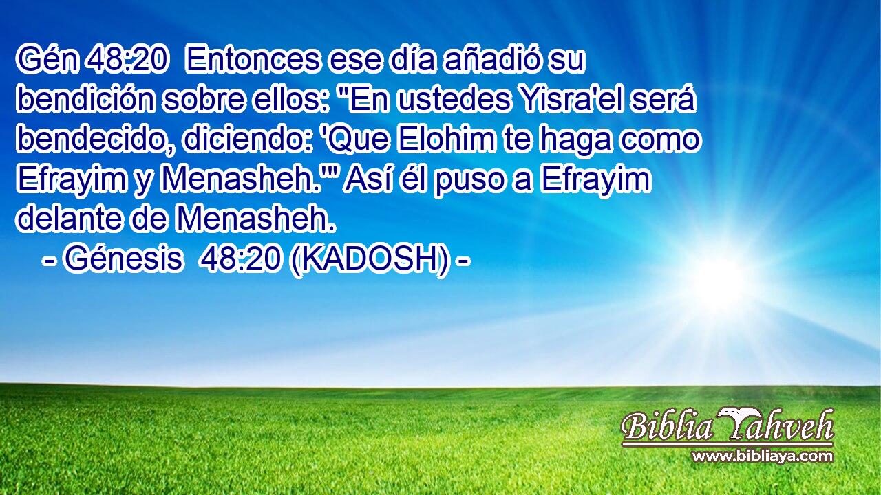  Entonces ese día añadió su bendición sobre ellos: 