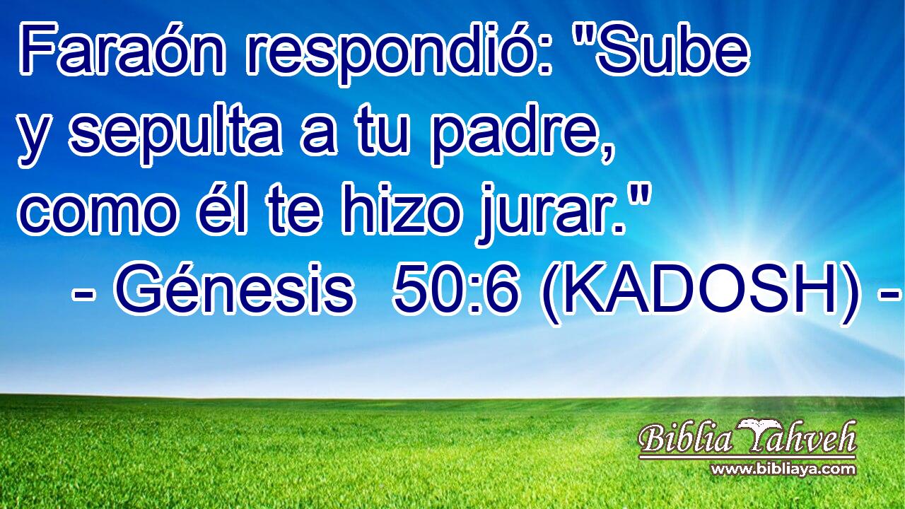  Faraón respondió: 