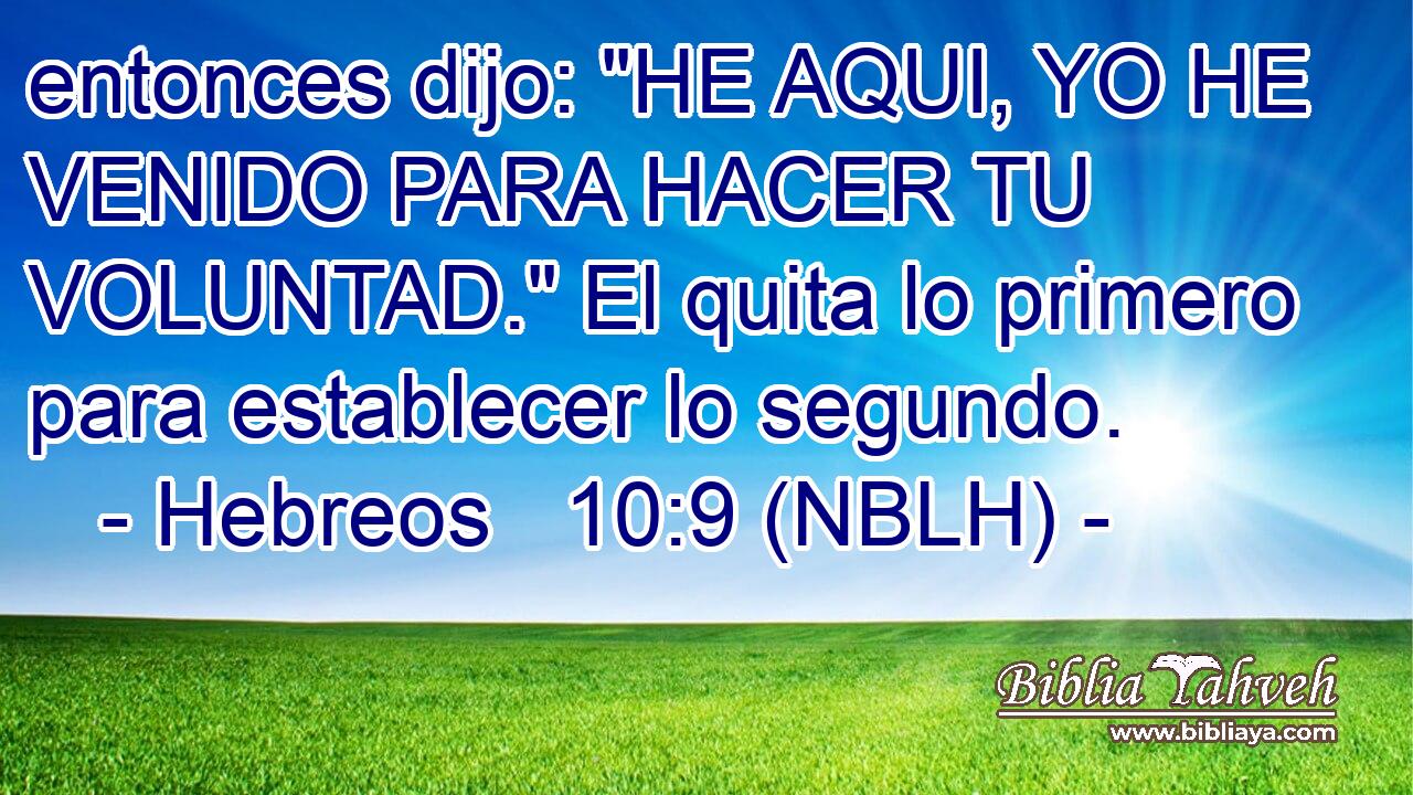  entonces dijo: 