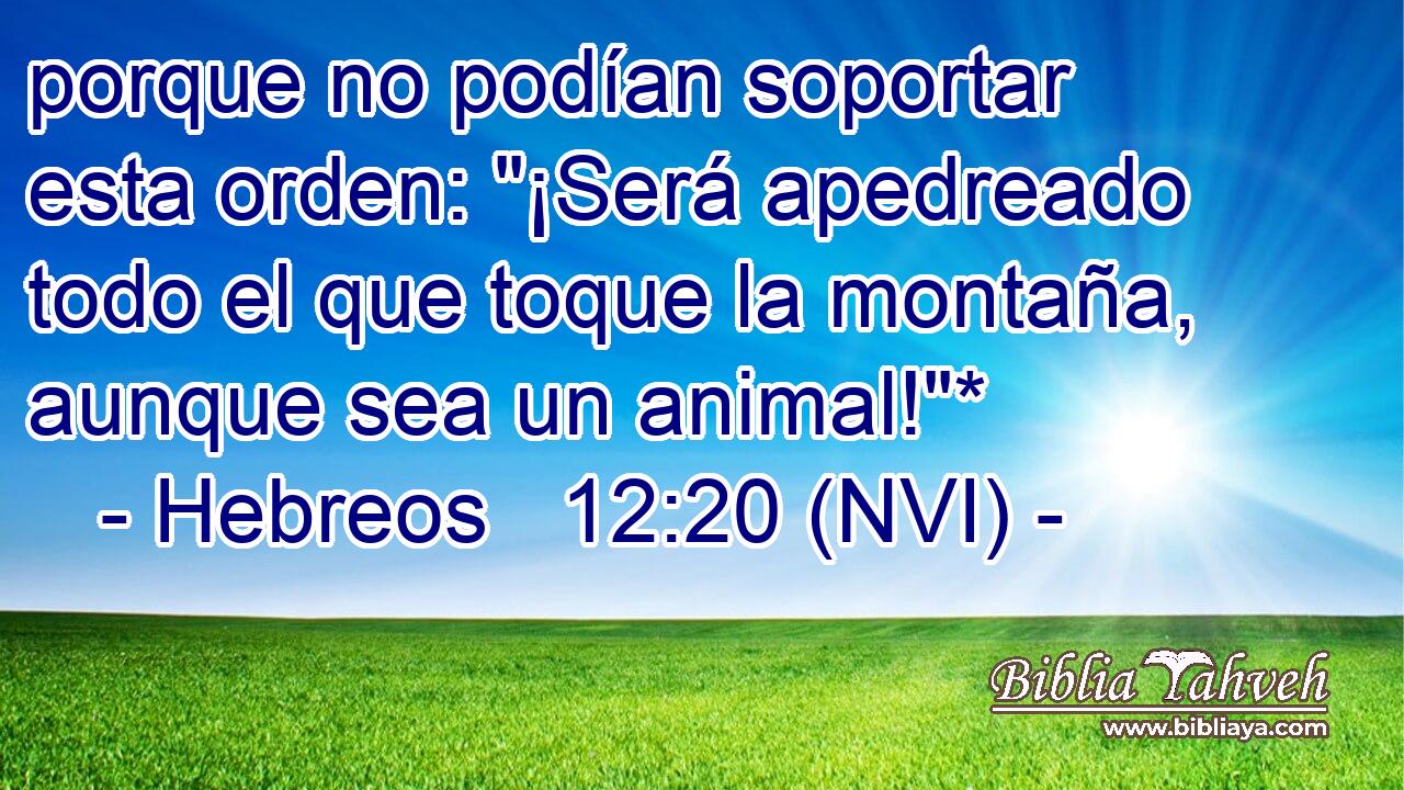  porque no podían soportar esta orden: 