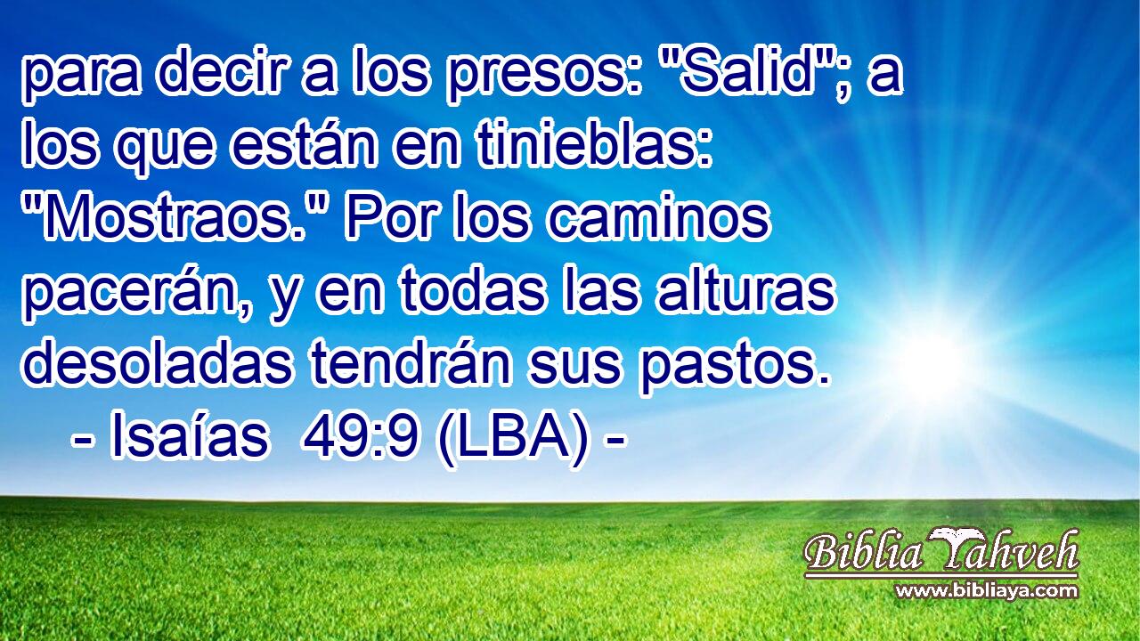 para decir a los presos: 