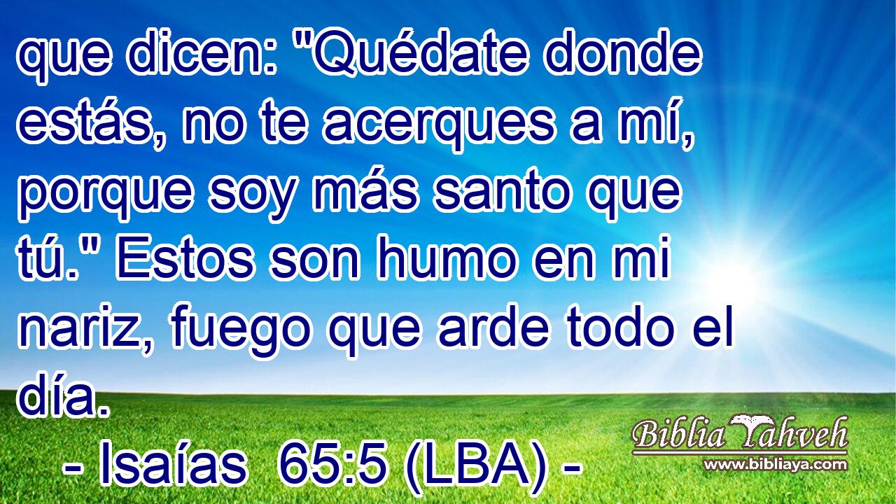 que dicen: 
