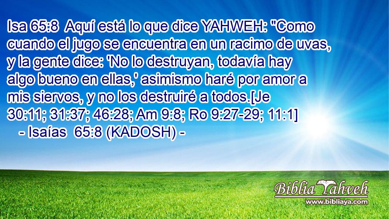  Aquí está lo que dice YAHWEH: 